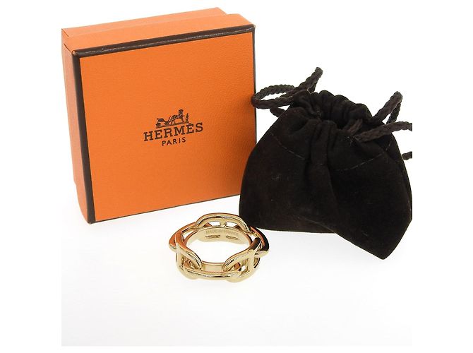 Ring Anello per sciarpa Hermès Legato Chne D'oro - vista 2