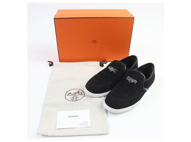 Mocassini in pelle Jules Medor di Hermès Nero - vista 2