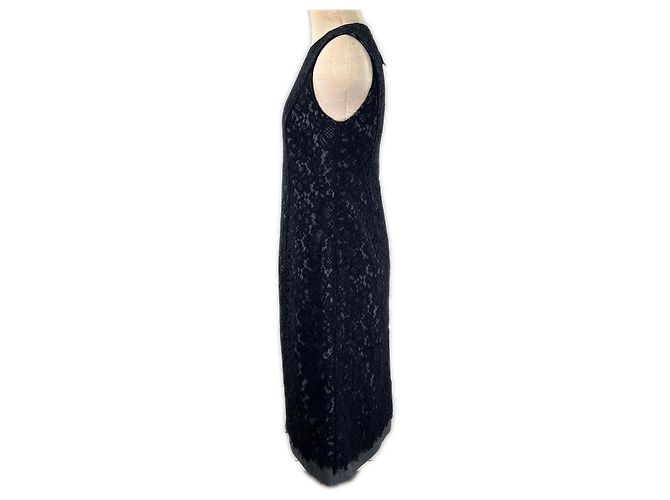 Autre Marque FOXEY Abito in Lana Interamente in Pizzo Nero - vista 3