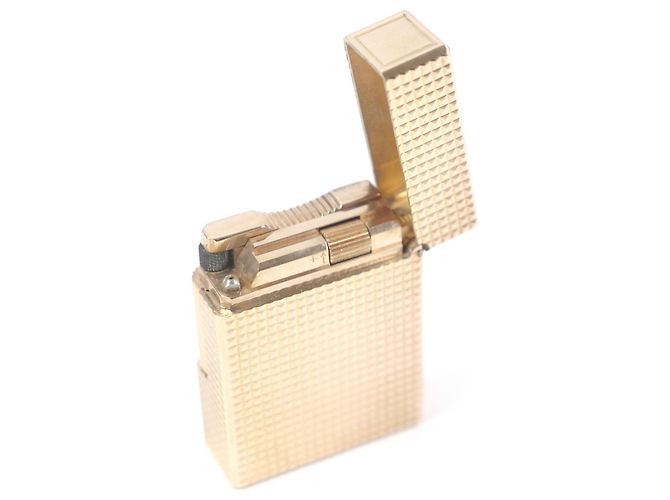 Autre Marque Briquet à tête en diamant Dupont Line 1 Doré - vue 4