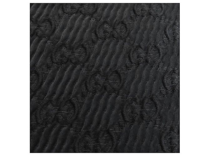 Saia de rayon com padrão GG da Gucci Preto - vista 6