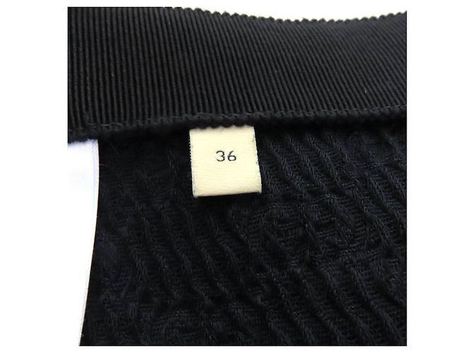 Saia de rayon com padrão GG da Gucci Preto - vista 8
