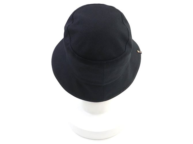 Cappello Bucket LV City in cotone Louis Vuitton Nero - vista 3