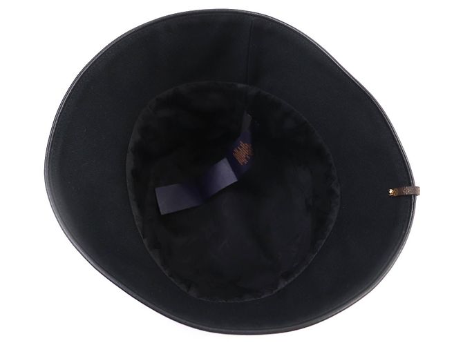 Cappello Bucket LV City in cotone Louis Vuitton Nero - vista 4