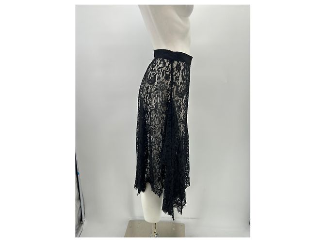 Autre Marque Falda de encaje negro - vista 3
