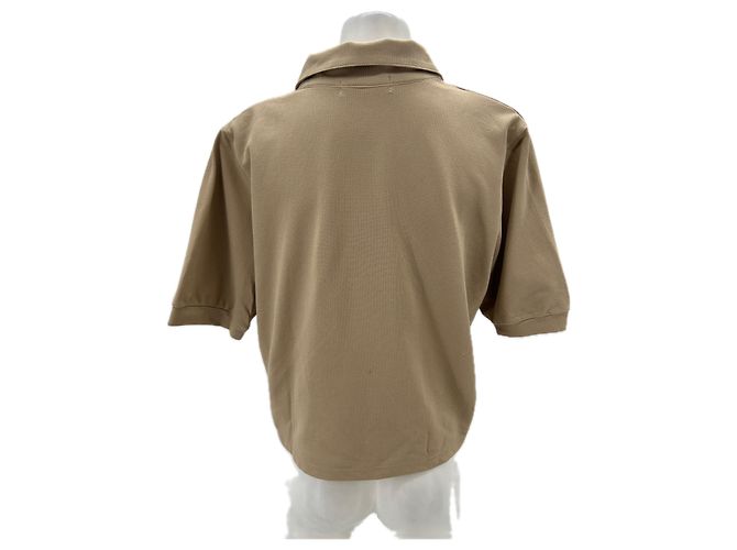 Autre Marque Polo camel con hombreras de algodón Camello - vista 2