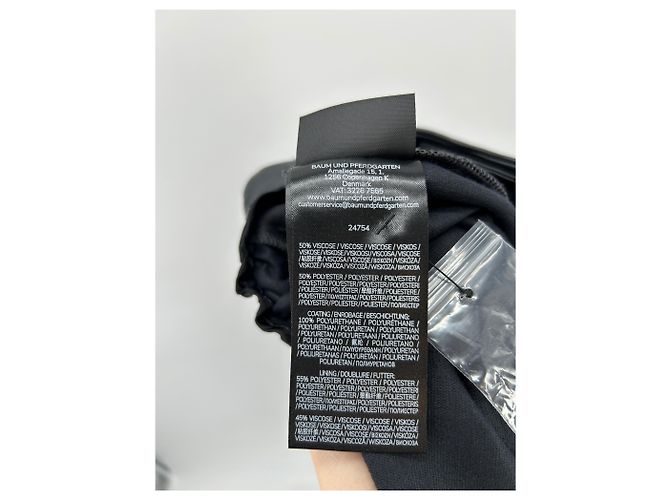 Baum und Pferdgarten Lederhose weit geschnitten schwarz - Ansicht 4