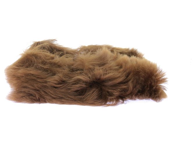 Tod's Mocassini in shearling "Gommino" Marrone - vista 2
