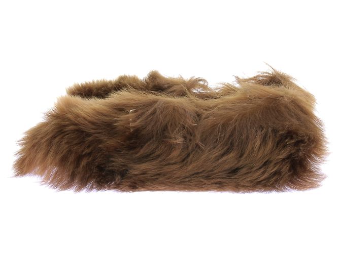 Tod's Mocassini in shearling "Gommino" Marrone - vista 3