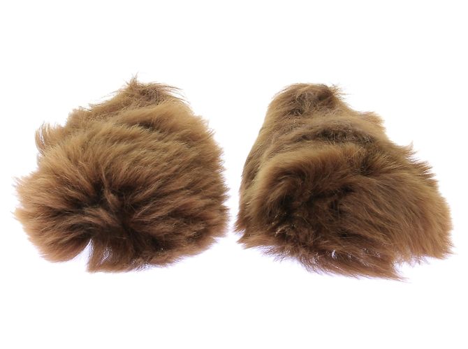 Tod's Mocassini in shearling "Gommino" Marrone - vista 5