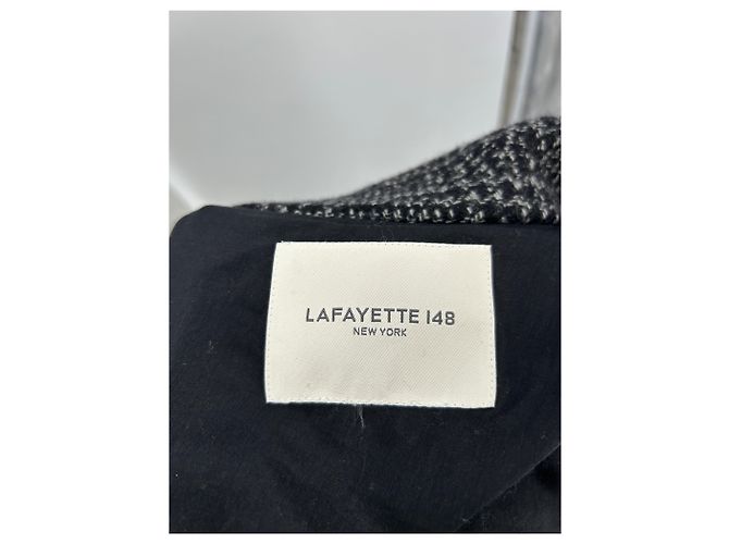 Autre Marque Blazer de lana y cachemira a cuadros Gris - vista 5