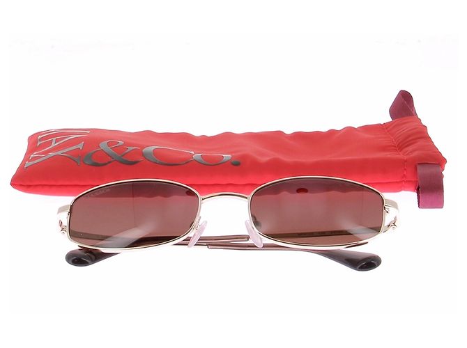 Autre Marque Gafas de sol marrón dorado - vista 7