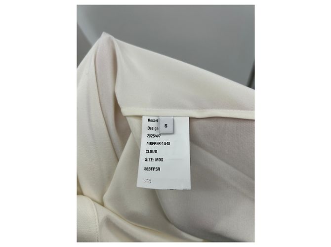 Autre Marque Weiße Seidenbluse - Ansicht 6