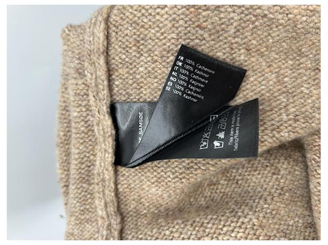 Samsoe & Samsoe Suéter bege de cashmere - vista 6