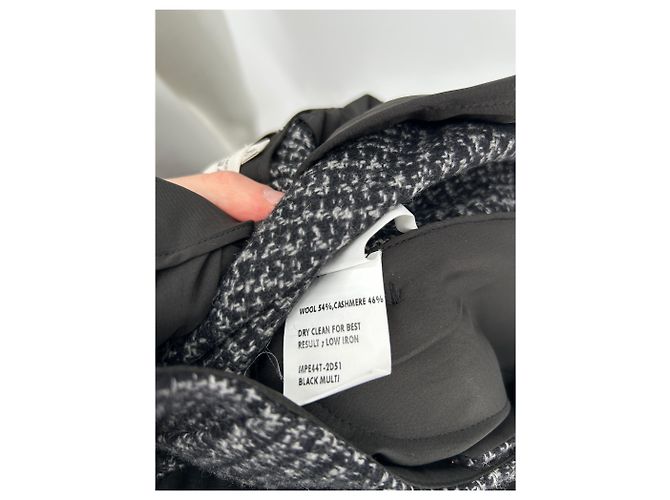 Autre Marque Calça xadrez de cashmere e lã Cinza antracite - vista 5