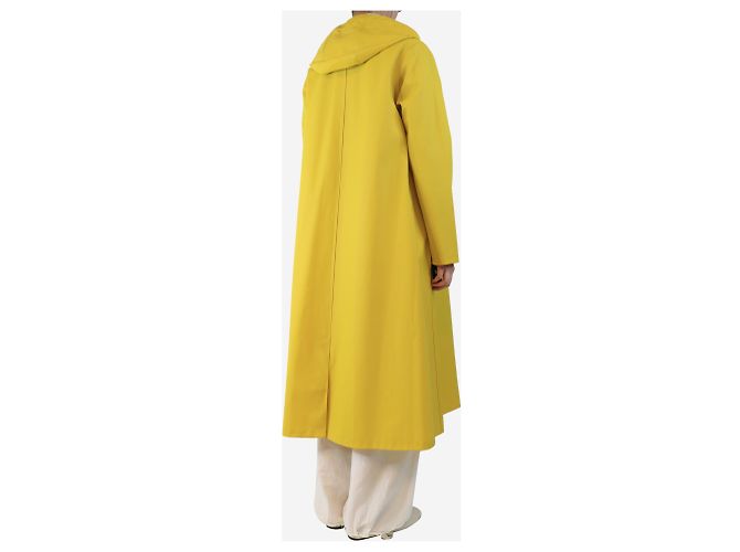 Autre Marque Impermeable largo mate amarillo - talla S - vista 2