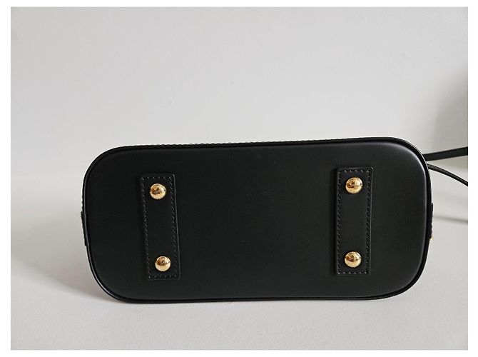Louis Vuitton Alma BB in pelle malletage nera Nero - vista 8