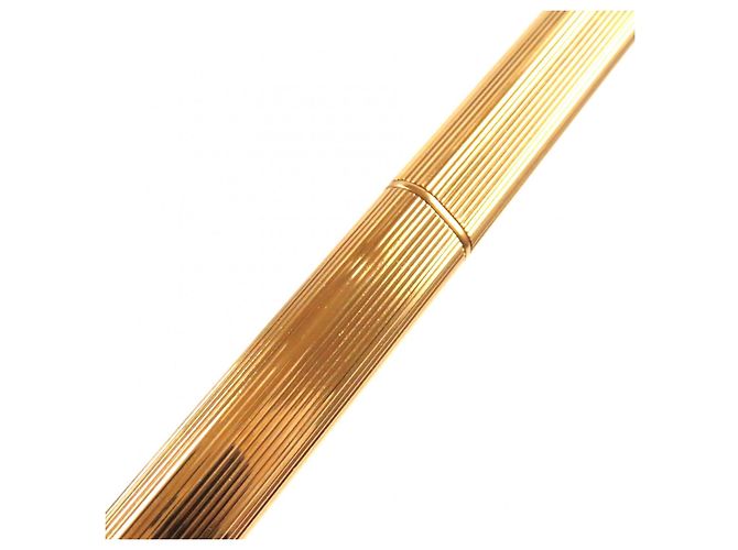 Cartier Trinity Stripe Pattern Ballpoint Pen Golden - view 9