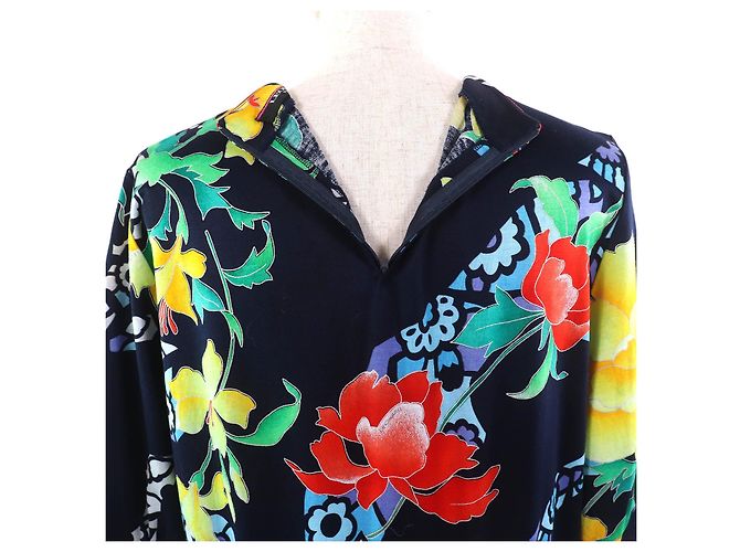 Autre Marque Camiseta de algodón con estampado floral LEONARD FASHION Azul - vista 5