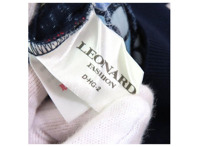 Autre Marque Camiseta de algodón con estampado floral LEONARD FASHION Azul - vista 8