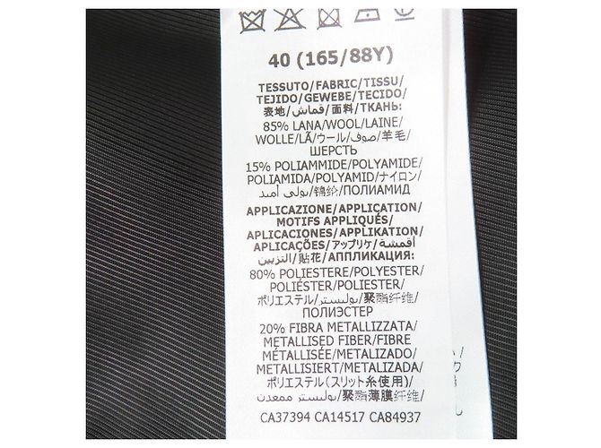 Chaqueta de Lana Gucci Negro - vista 11
