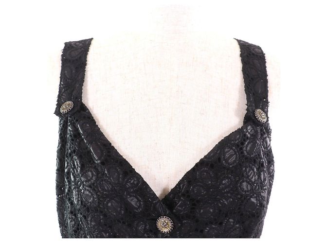 Timeless Vestido de Poliéster One Piece Chanel Negro - vista 4