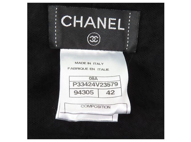 Timeless Vestido de Poliéster One Piece Chanel Negro - vista 8