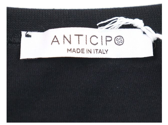 Autre Marque Camiseta de algodón ANTICIPO INZOLIA Negro - vista 7