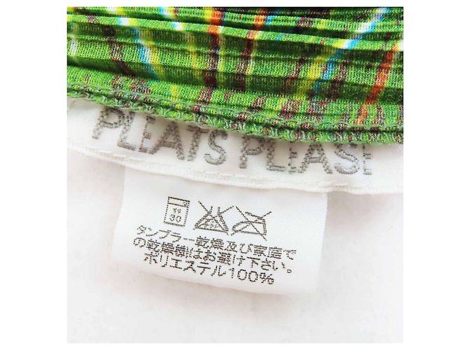 Issey Miyake PLEATS PLEASE Rare Animal/Human Tunika aus Polyester Mehrfarben - Ansicht 5