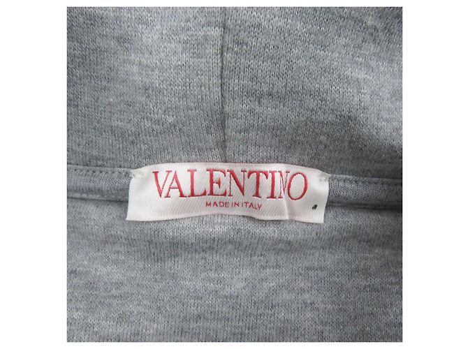 Sudadera de algodón nylon con logo bordado de Valentino Gris - vista 5