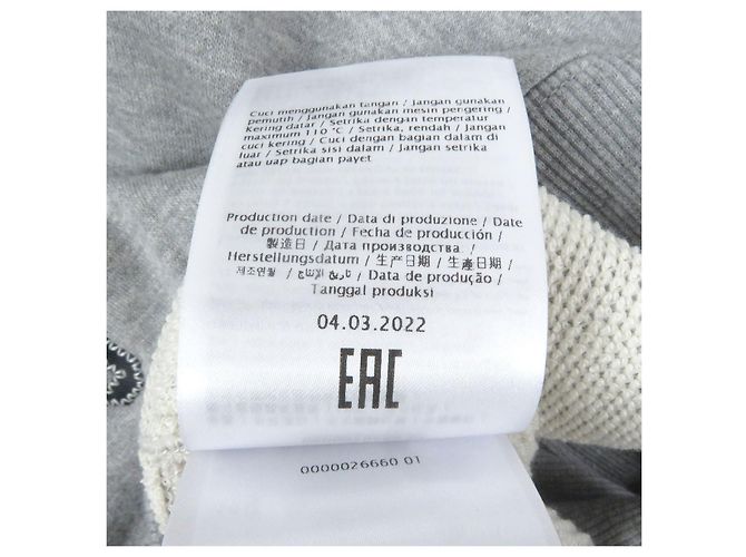 Sudadera de algodón nylon con logo bordado de Valentino Gris - vista 9