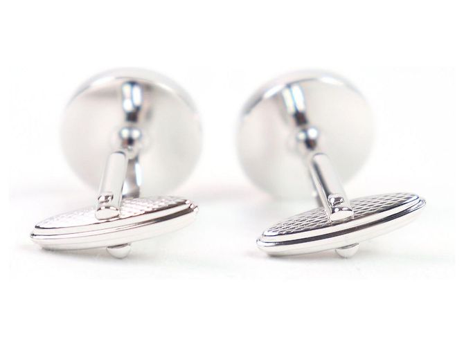 Alfred Dunhill Gemelli rotondi Dunhill in argento Rosso - vista 5