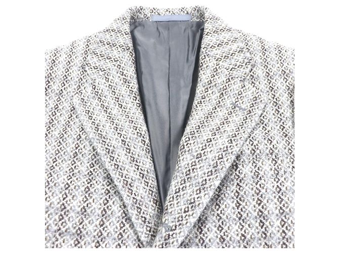 Chaqueta de lana Yves Saint Laurent rive gauche Castaño - vista 2