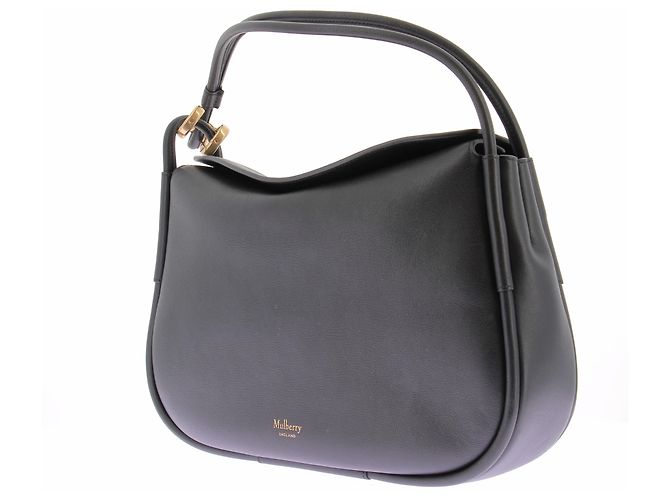 Borsa a mano Mulberry in pelle nera Nero - vista 5