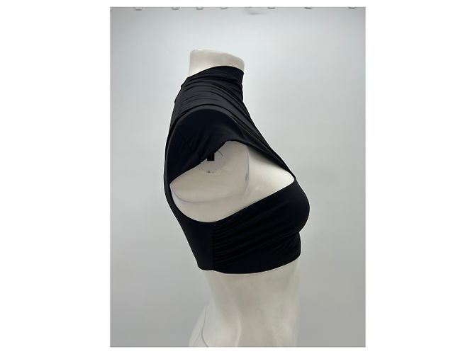 Autre Marque AMAZUIN Asymmetrisches Top Schwarz - Ansicht 3