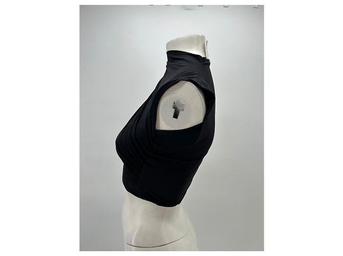 Autre Marque AMAZUIN Asymmetrisches Top Schwarz - Ansicht 4