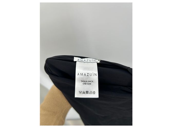 Autre Marque AMAZUIN Asymmetrisches Top Schwarz - Ansicht 5