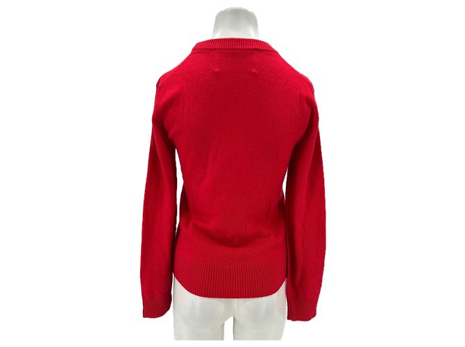 Autre Marque Suéter de lana rojo 440ME Roja - vista 2