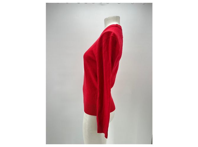 Autre Marque Suéter de lana rojo 440ME Roja - vista 4