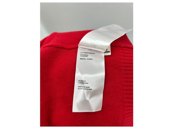 Autre Marque Suéter de lana rojo 440ME Roja - vista 7