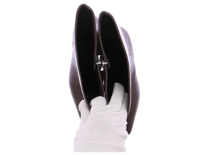 Autre Marque Botas marrones de cuero Castaño - vista 6
