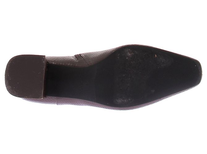 Autre Marque Botas marrones de cuero Castaño - vista 7