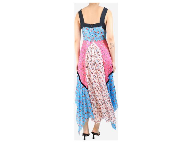 Byblos Blumenkleid Midi - Größe UK 10 Mehrfarben - Ansicht 2