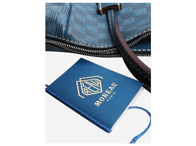 Moreau Blaues Mini-Duffle-Bag - Ansicht 9