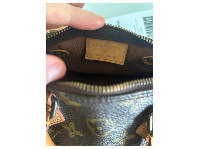 Louis Vuitton Speedy Nano Marrone - vista 12