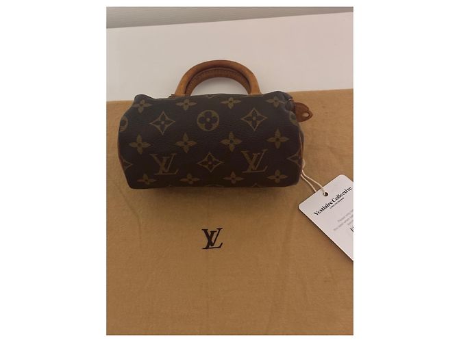 Louis Vuitton Speedy Nano Marrone - vista 15