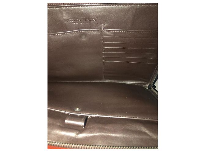 Clutch in coccodrillo marrone Bottega Veneta - vista 11