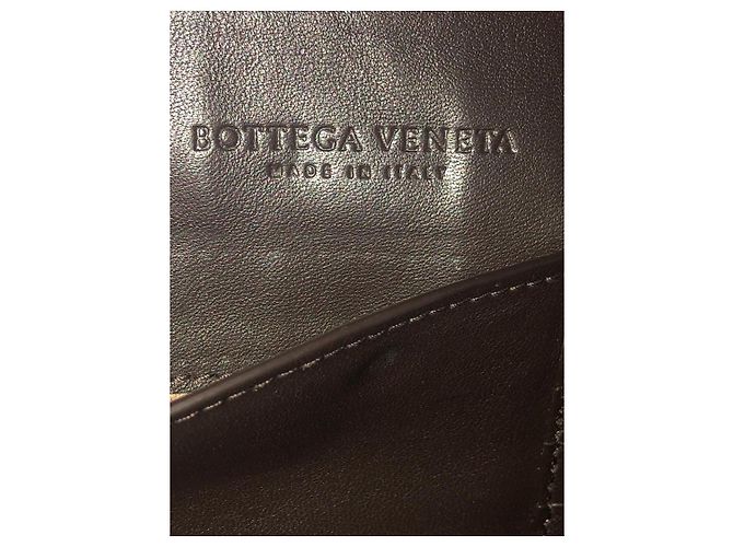 Clutch in coccodrillo marrone Bottega Veneta - vista 12