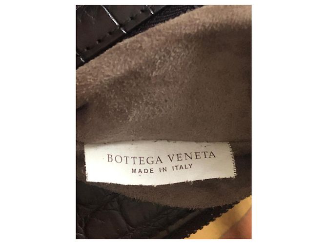 Clutch in coccodrillo marrone Bottega Veneta - vista 7