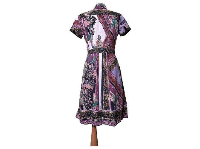 Vestido Etro de mezcla de algodón con estampado paisley Multicolor - vista 5